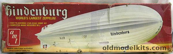 AMT 1/520 Hindenburg - World's Largest Zeppelin with DC-3, T557 plastic model kit